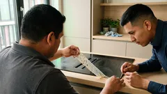 Zo krijg je de vieze rand van je inductiekookplaat weer schoon met een peel-off truc