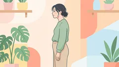 Ik houd deze houding vast terwijl het ontbijt klaargemaakt wordt — het versterkt mijn buikspieren, armen en houding